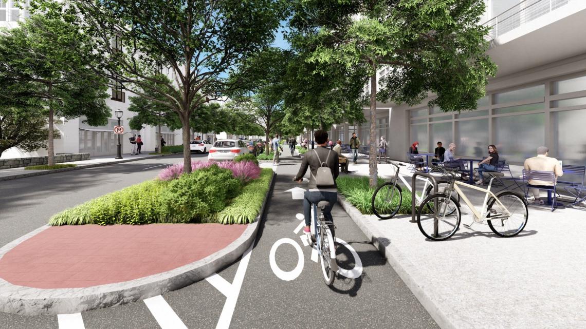 Visual proof Midtown's mythical Juniper Complete Street is happening